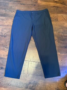 Lululemon ABC pants in size 40W 29L deep dark gray color.